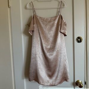 Forever 21 Shimmering Gold Mini Dress